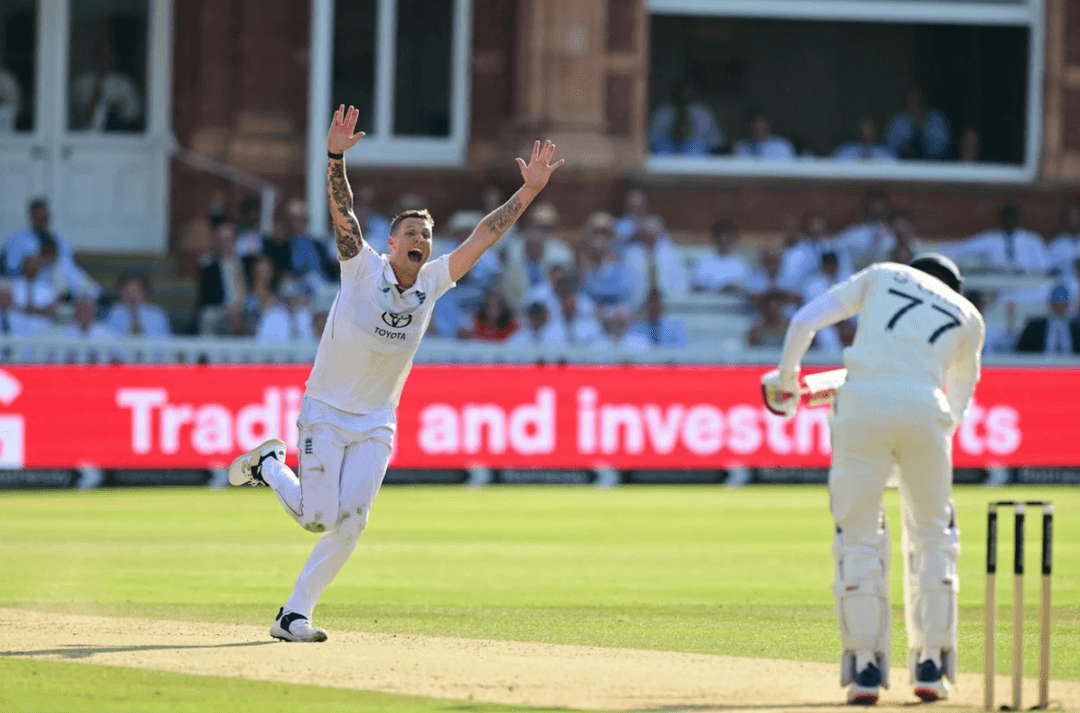 Brydon Carse dismissed Nair and Gill in the second innings.